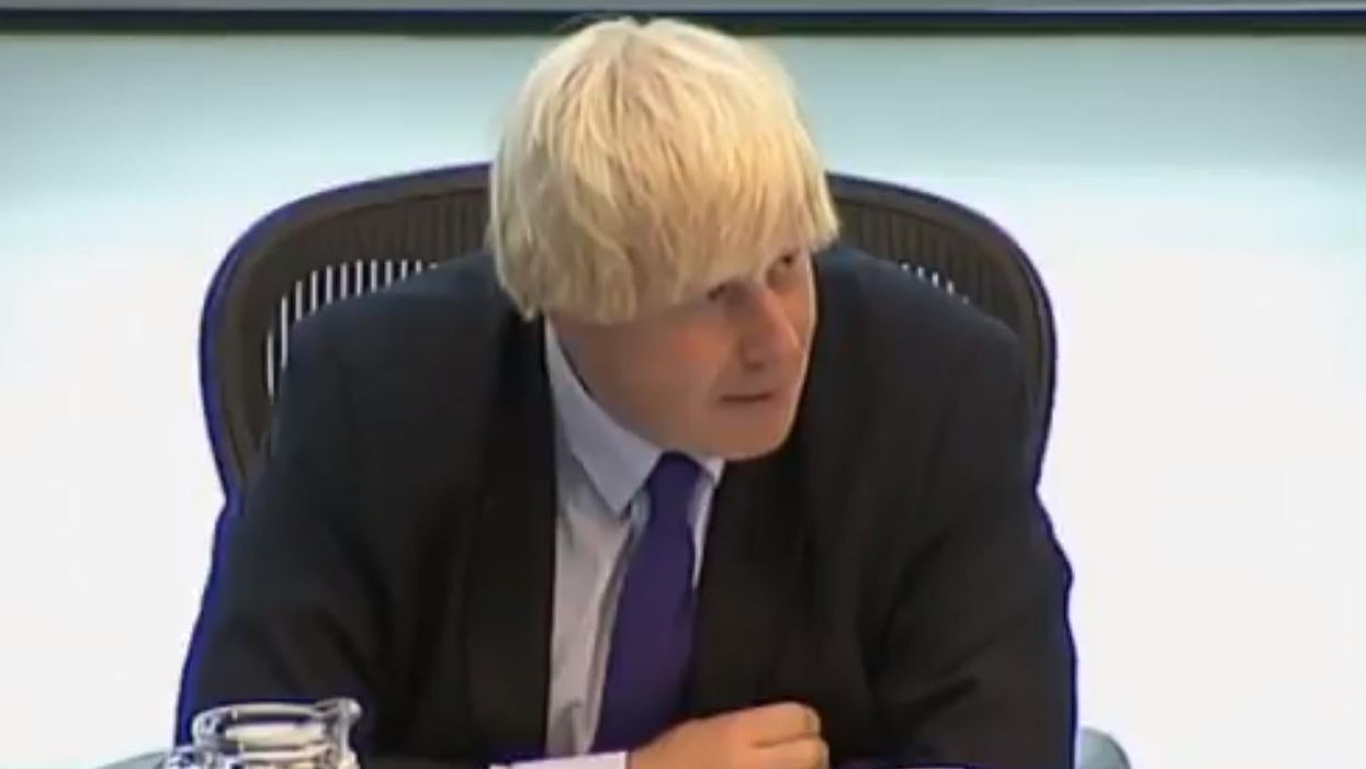 People are sharing this video of Boris Johnson telling opponent to 'get stuffed' in response to fire cuts