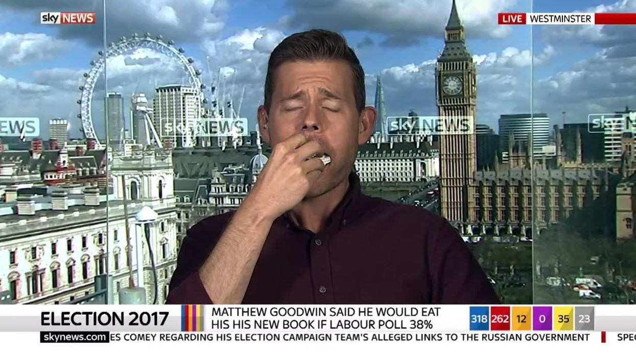 Brexit author who promised to eat his own book if Corbyn gained seats just delivered