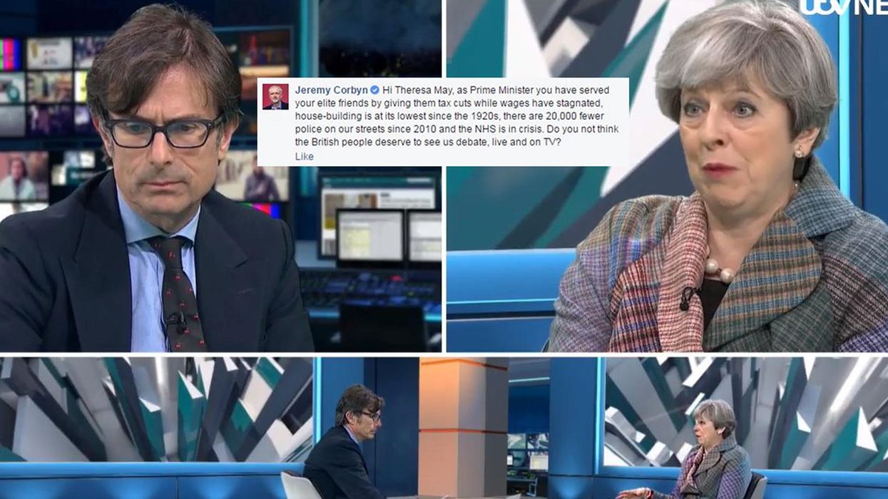 Jeremy Corbyn just gatecrashed Theresa May's Facebook Live Q&A