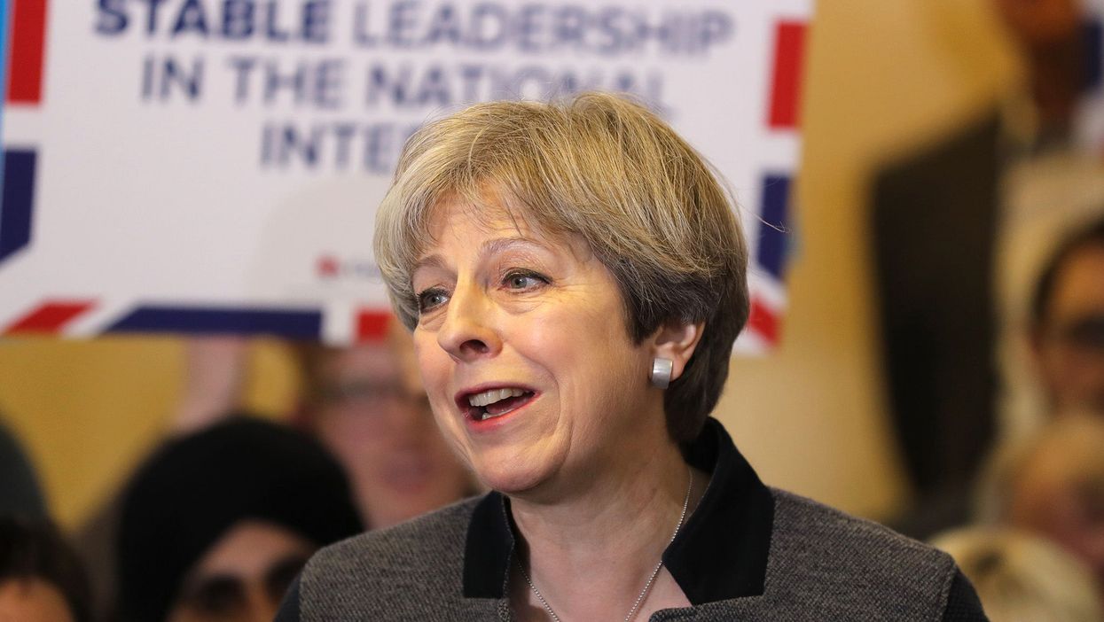 Theresa May said 'strong' 28 times and 'stable' 15 times in 13 minutes