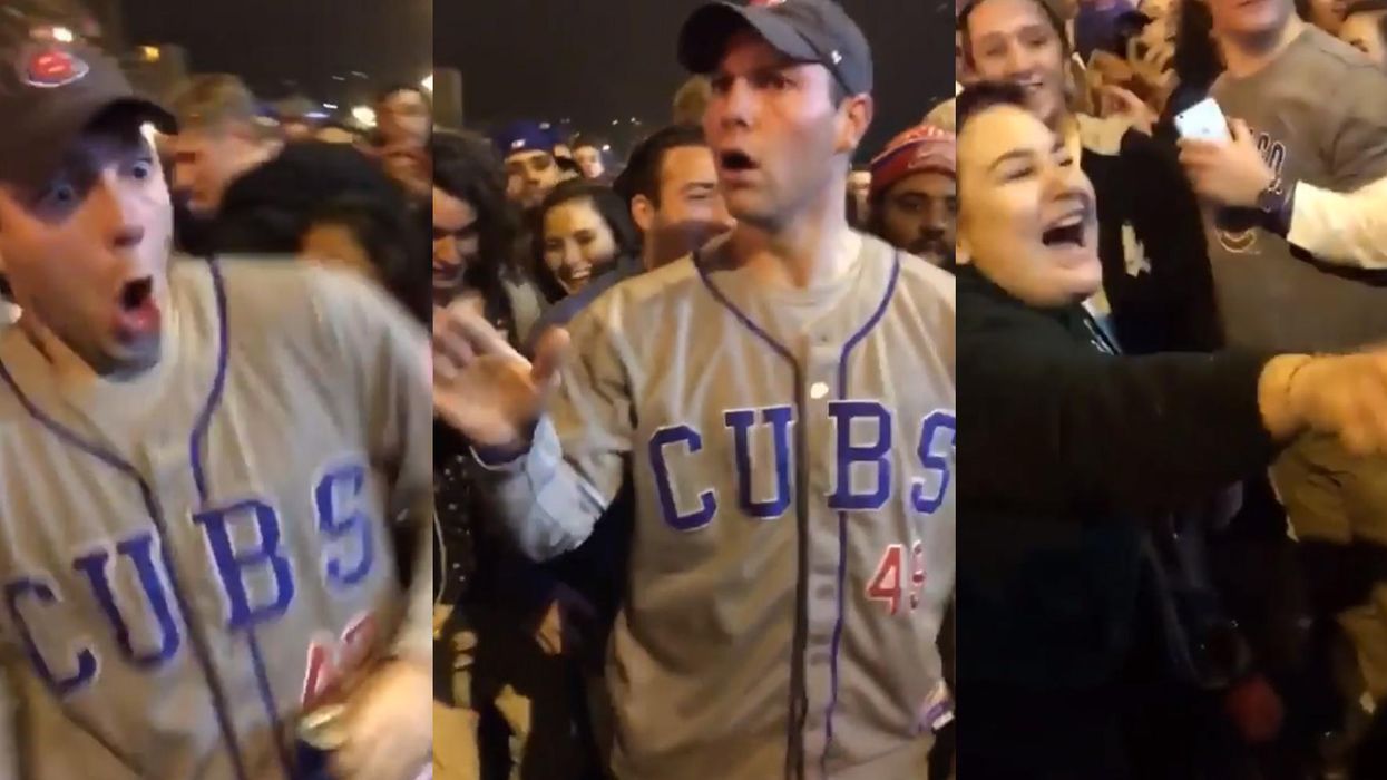 This baseball fan stopped a fight by dancing
