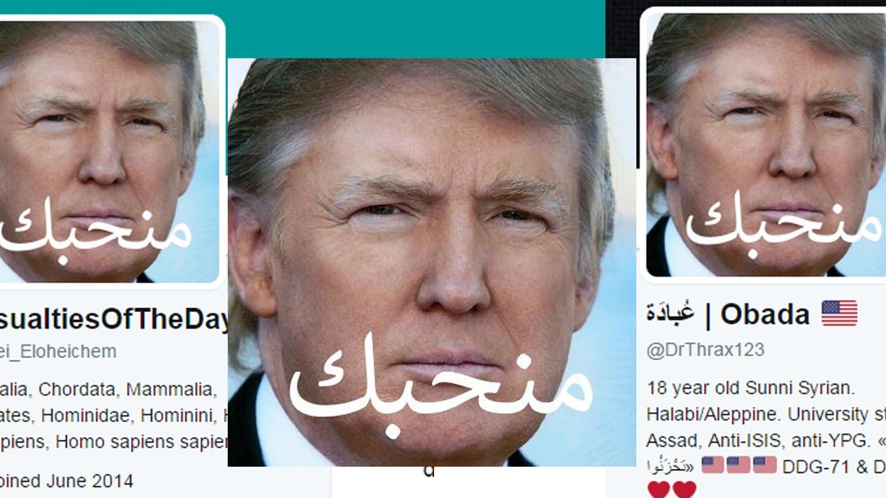 Syrians are changing their profile pictures to Donald Trump
