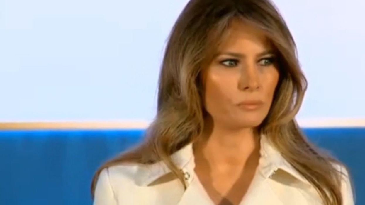 There's a massive problem with Melania Trump's speech on women's rights