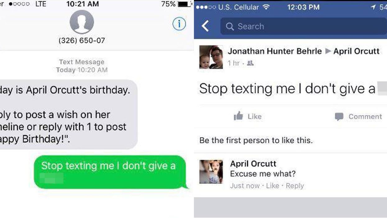 A cautionary tale for people who don't read texts properly