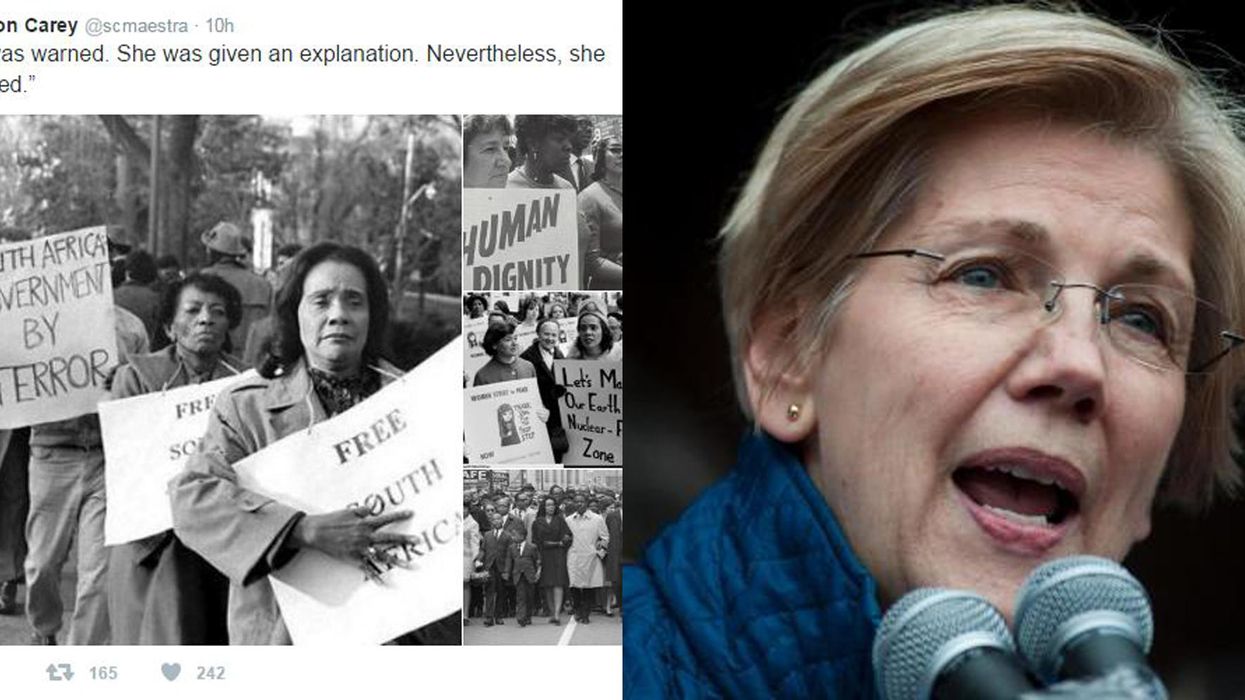 After the Senate silenced Elizabeth Warren, people are using #ShePersisted to share badass women from history