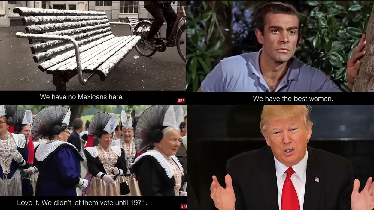 This Swiss video is trolling Trump in the best possible way
