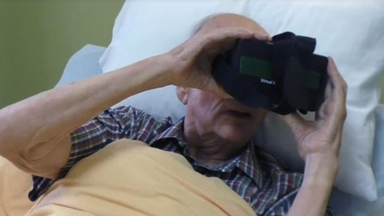 Virtual reality is helping families cope with dementia