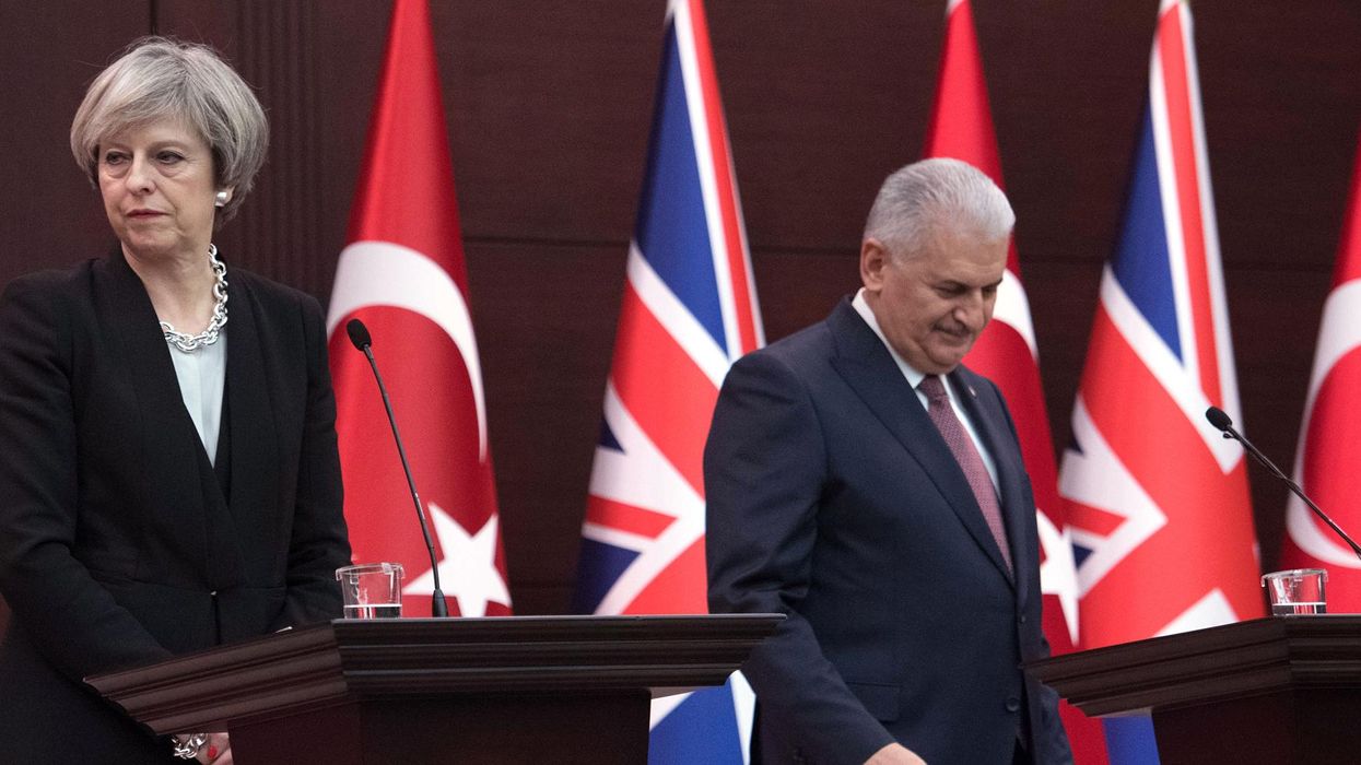 Both Turkish and British prime ministers were asked to condemn Trump’s ban on immigration. Only one did.