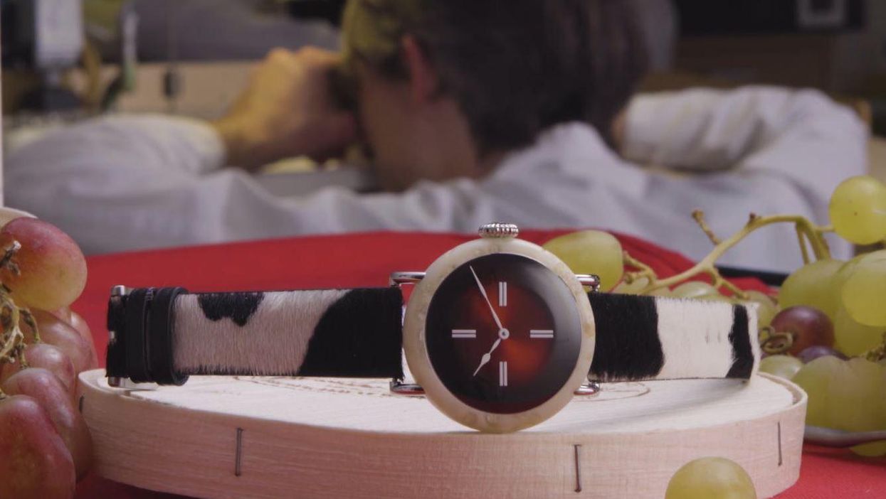 This watch is worth almost one million euros and it's made from cheese