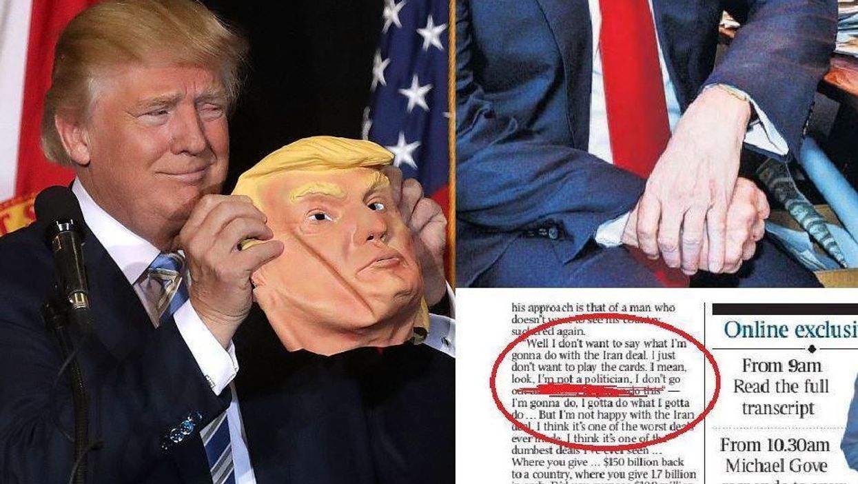 Donald Trump claims he's 'not a politician' and then proves it in 4 words