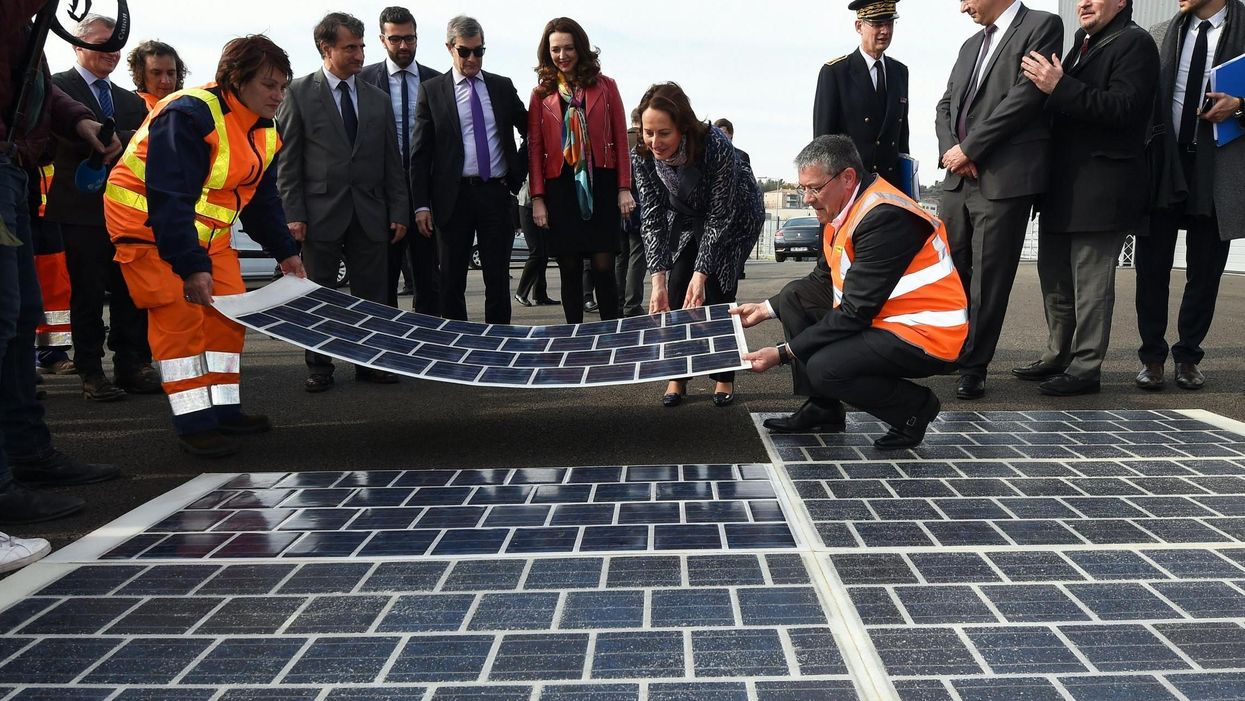 France officially opened the first solar power road in the world