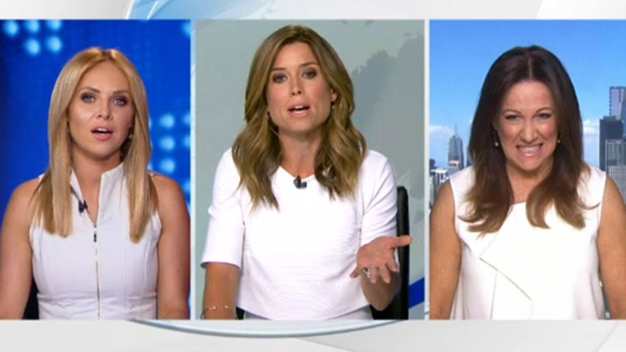 Newsreader has tantrum after colleague wears similar outfit
