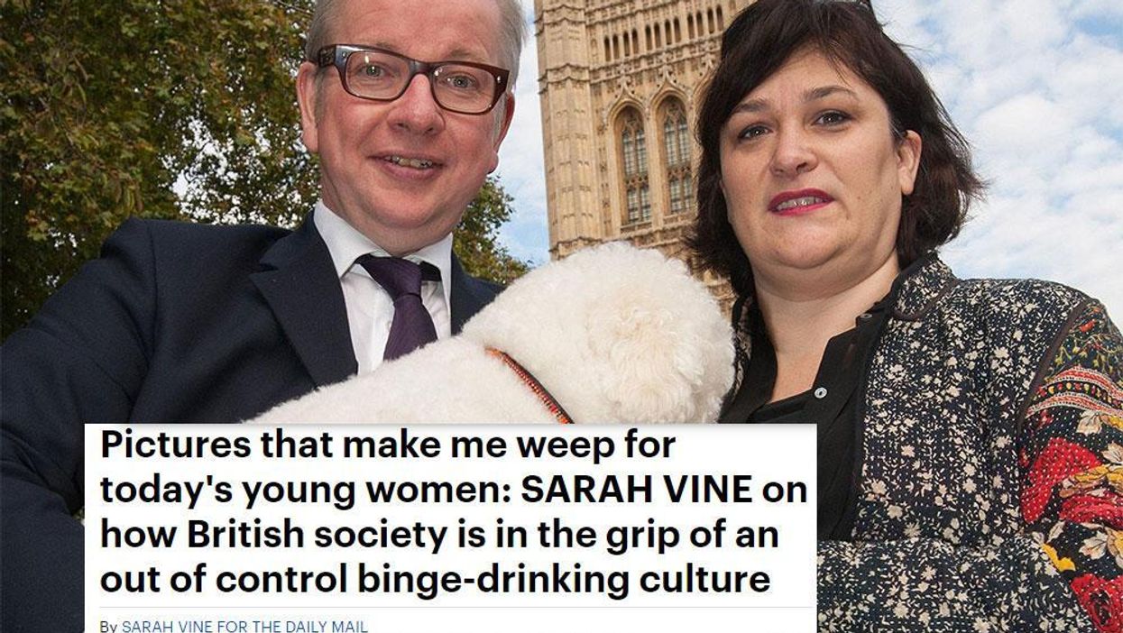 Sarah Vine tried to shame women who drink in the Daily Mail and people got angry