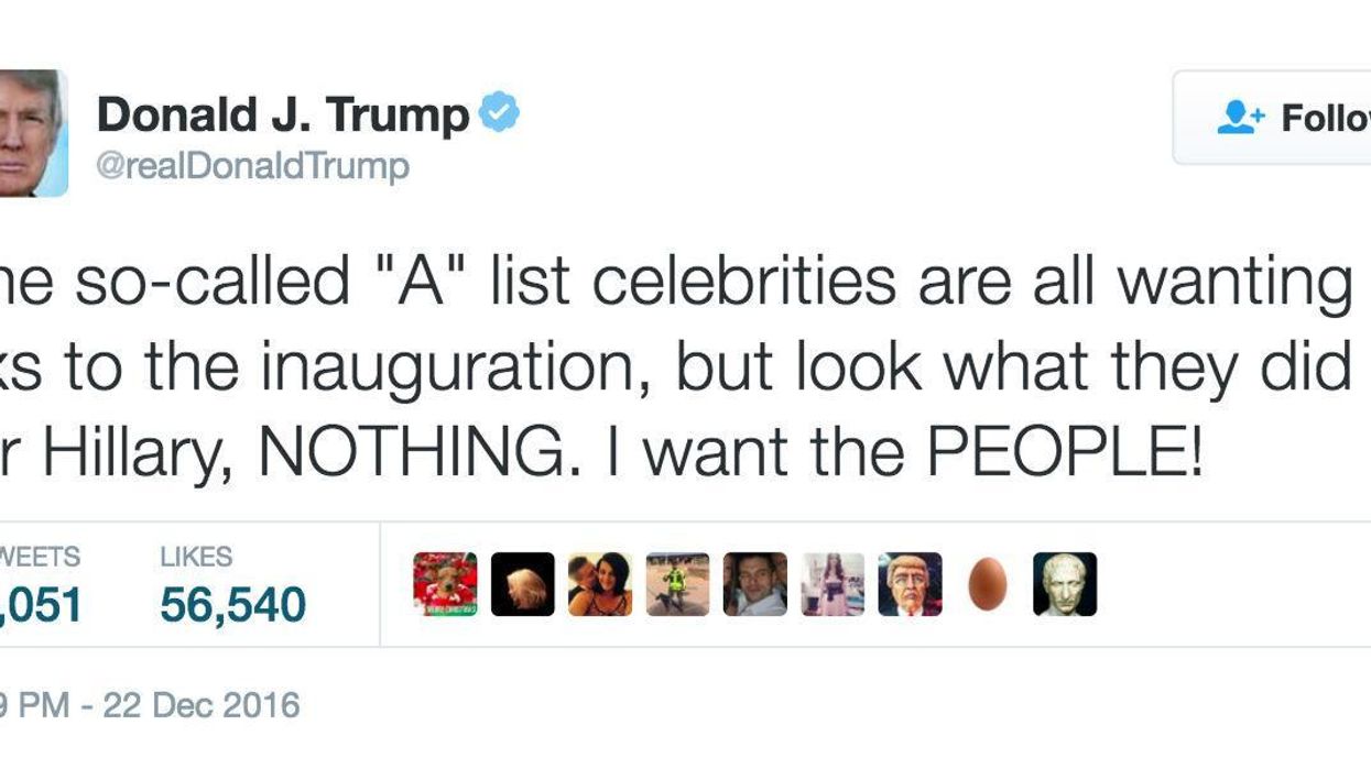 Donald Trump sent a sad tweet and now everyone's savagely mocking him