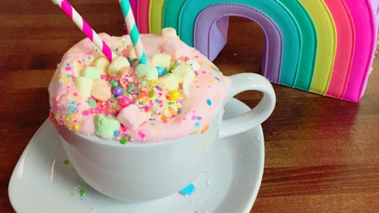 Unicorn hot chocolate is now a thing and it looks magical