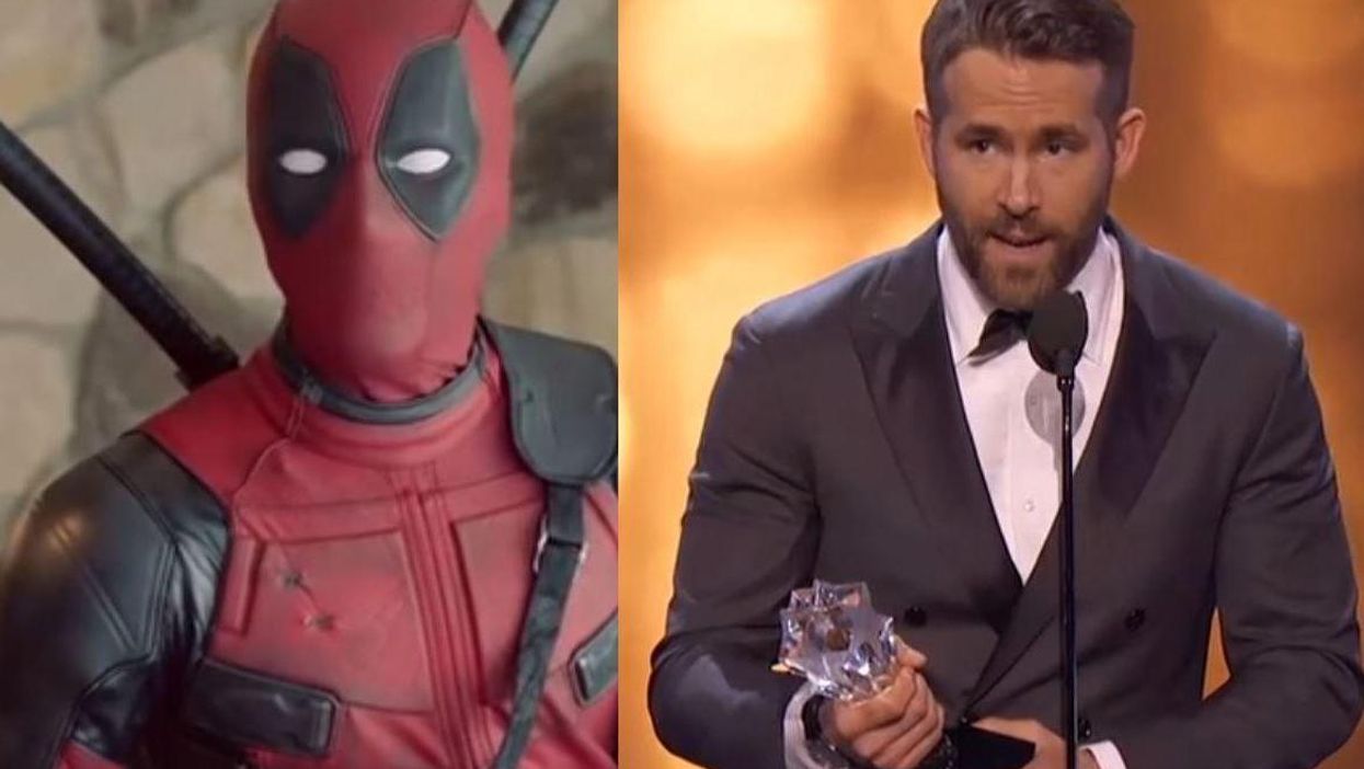 Ryan Reynolds gave an acceptance speech Deadpool would have been proud of