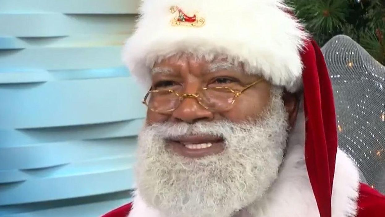 Racists are losing it over 'black Santa' - forgetting some crucial pieces of information