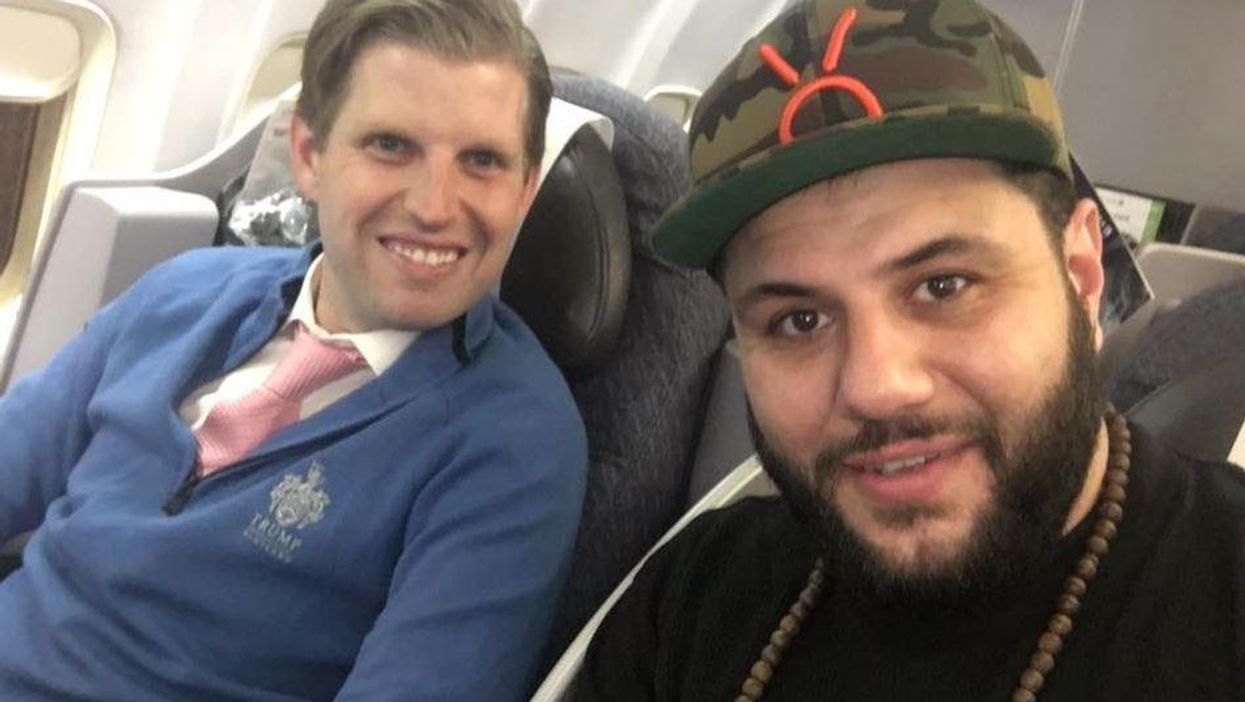 Muslim comedian gets on flight and finds he's sitting next to Eric Trump