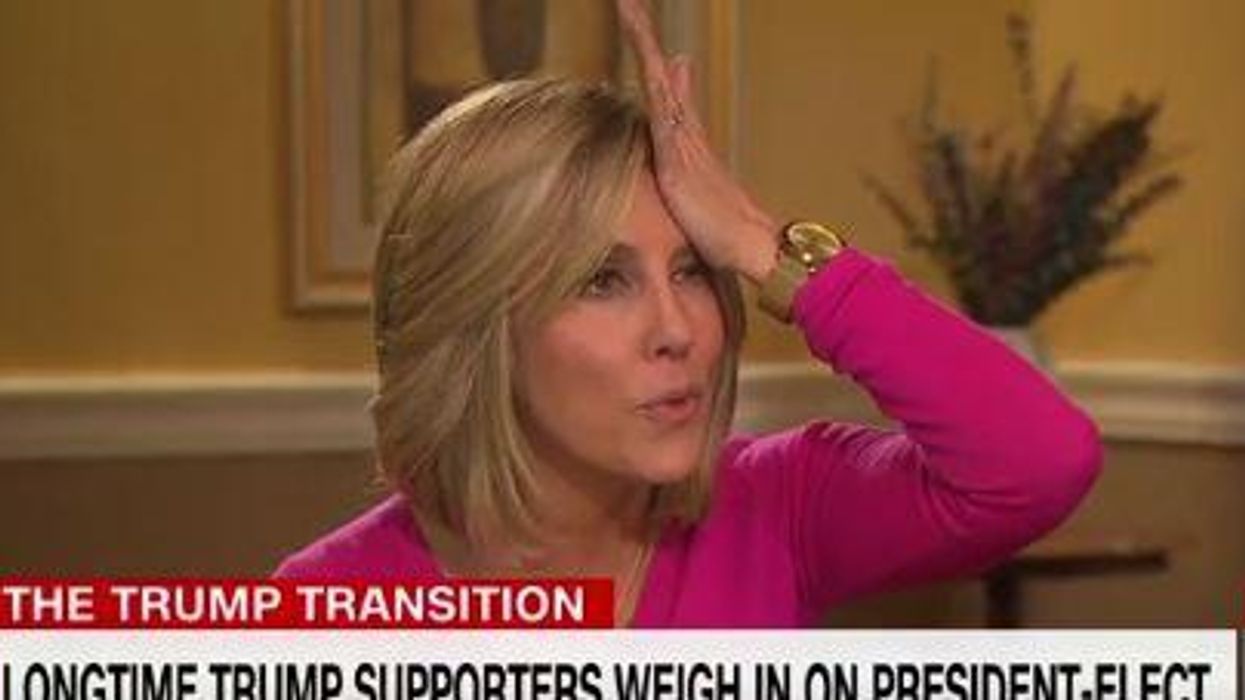 A Trump supporter said something so stupid that it made a news anchor facepalm
