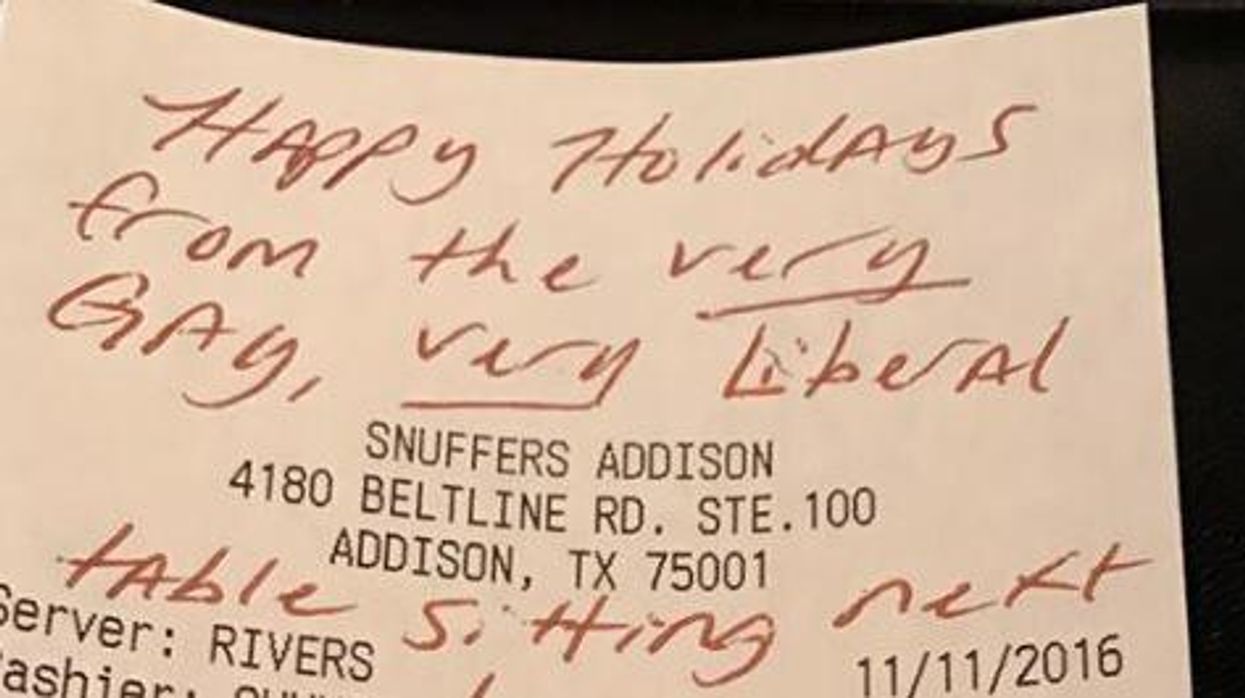 Woman pays for dinner of loud homophobic family - but not for the reason you might think