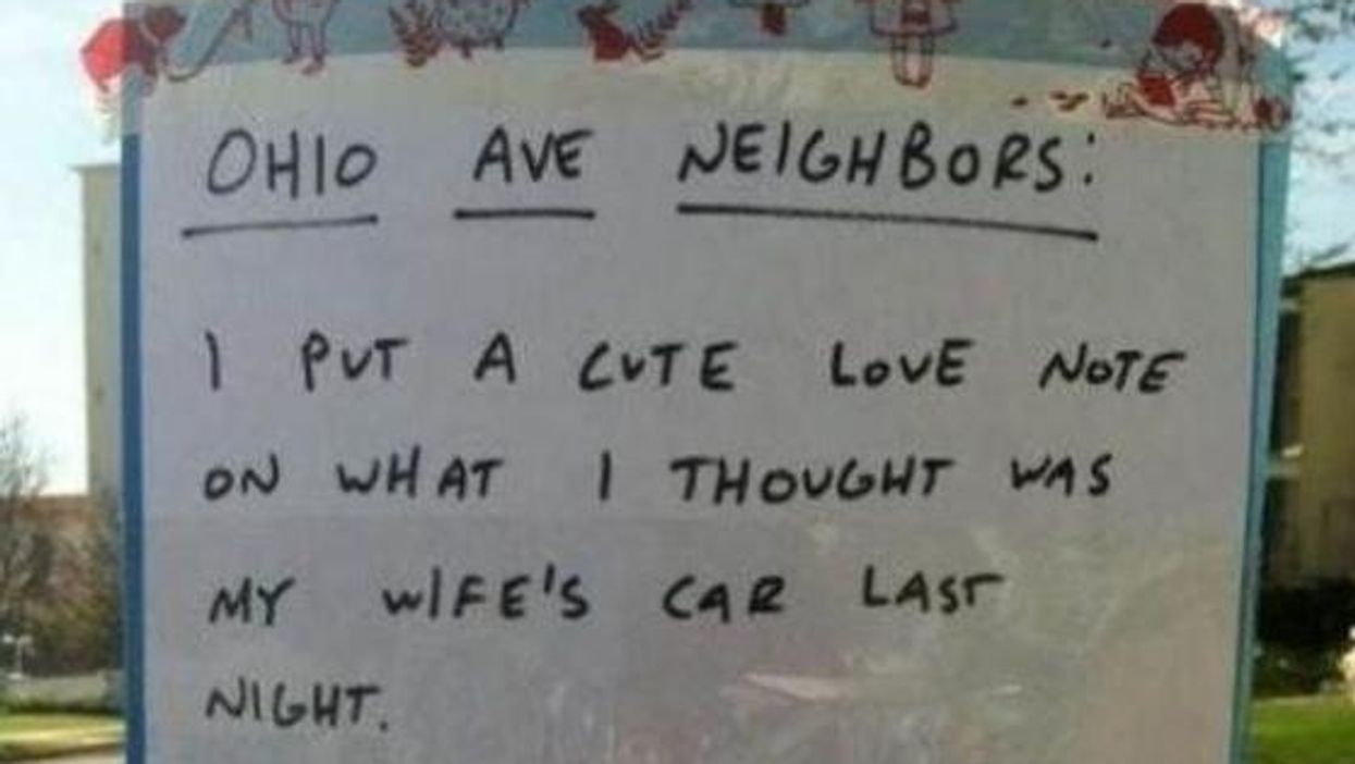 This man's romantic gesture backfired majestically