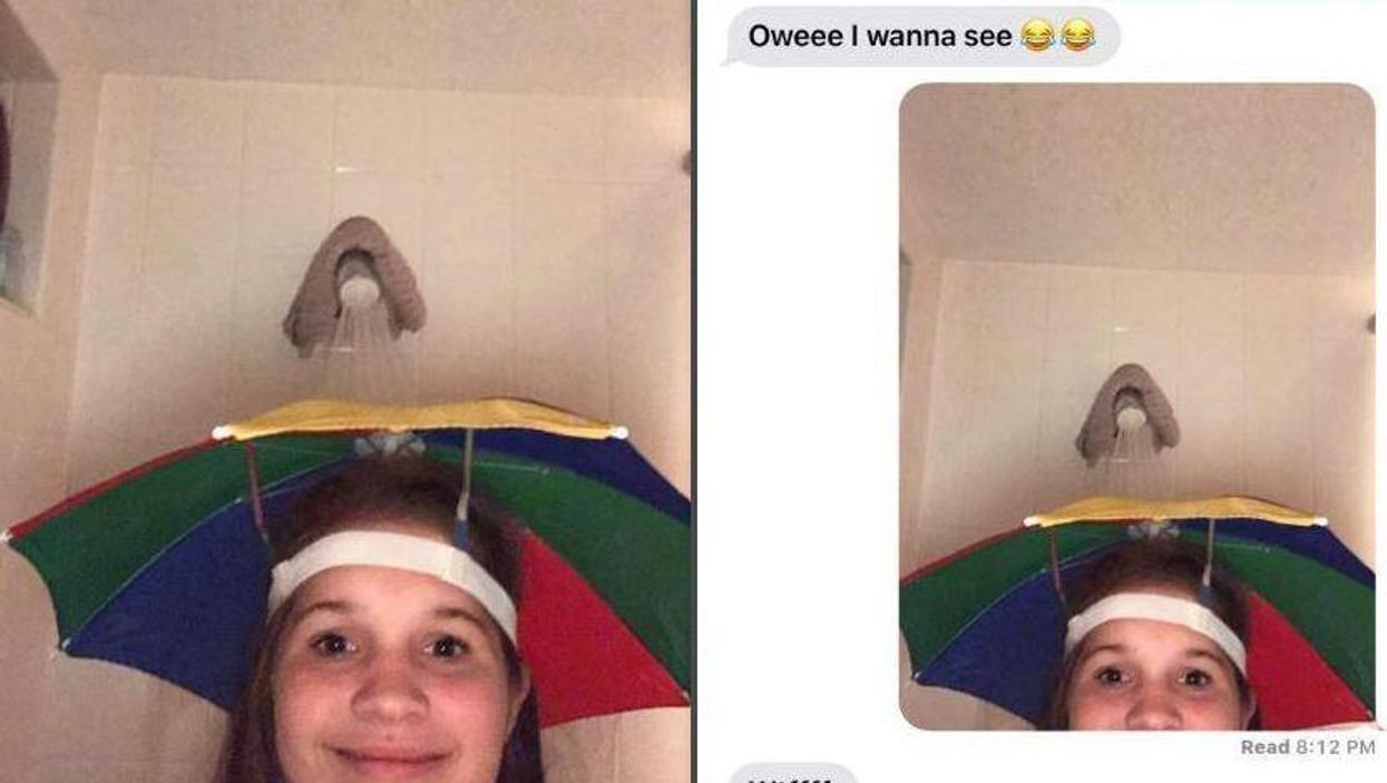 This girl's response to a boy asking to her see her 'shower selfie' was incredible