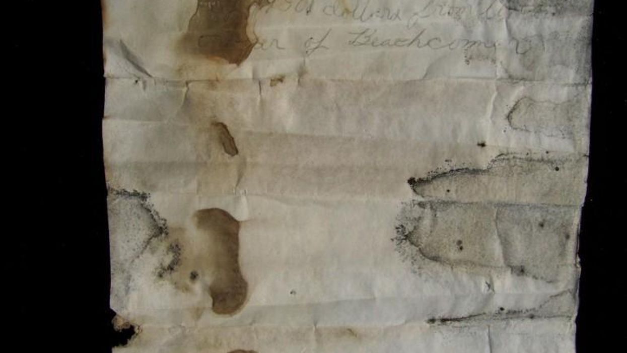 A man cast a message in a bottle into the Atlantic. Decades later, it came back to his daughter.