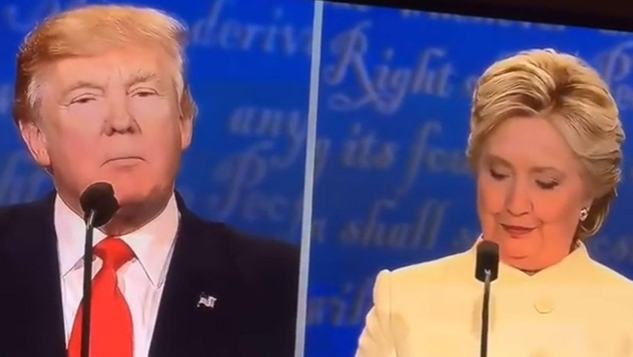 Did Hillary Clinton mutter ‘f*** you’ to Donald Trump during the debate?