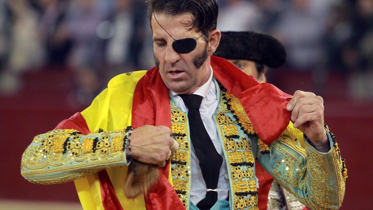 One-eyed Spanish matador gets gored in the eye again
