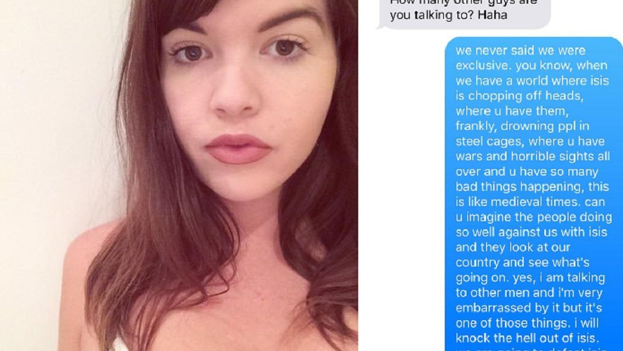 This girl got out of an awkward conversation with a boy - by texting him Donald Trump quotes