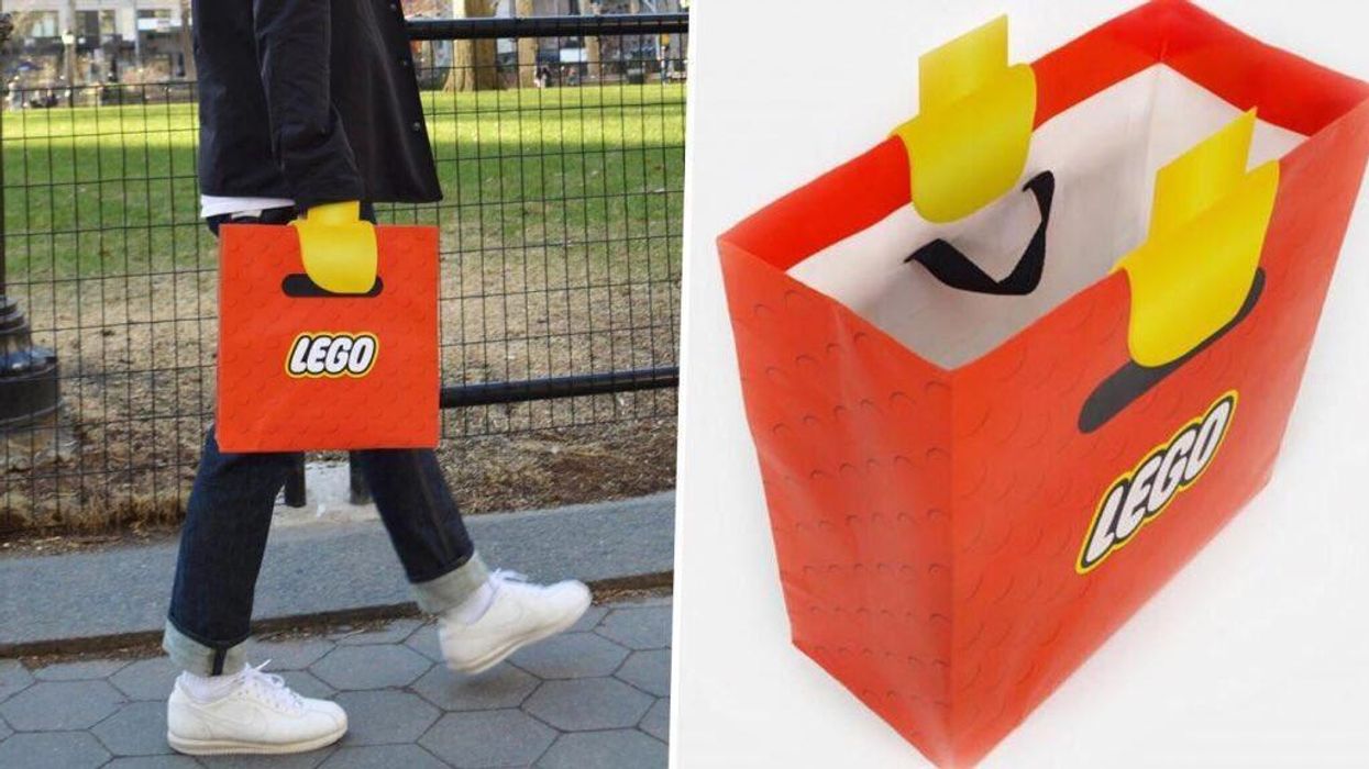 Whoever created this Lego bag is a genius