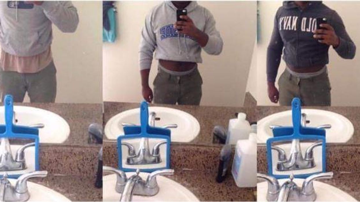 Men are angry about women stealing their hoodies, so they've launched a fightback