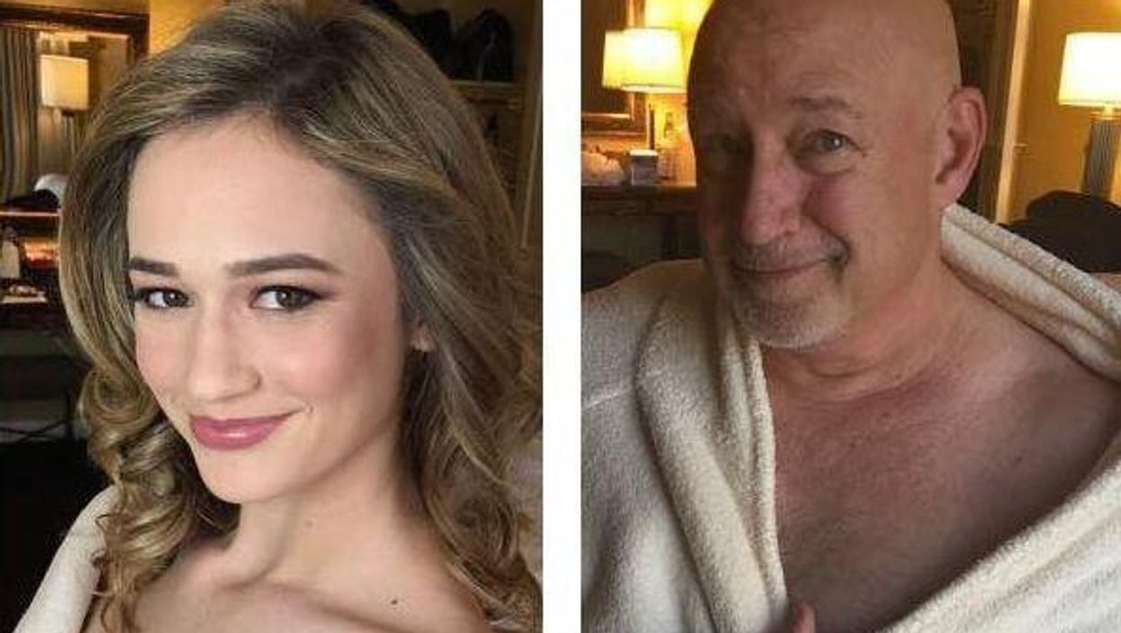 This dad hilariously recreated his daughter's modelling shoot photos