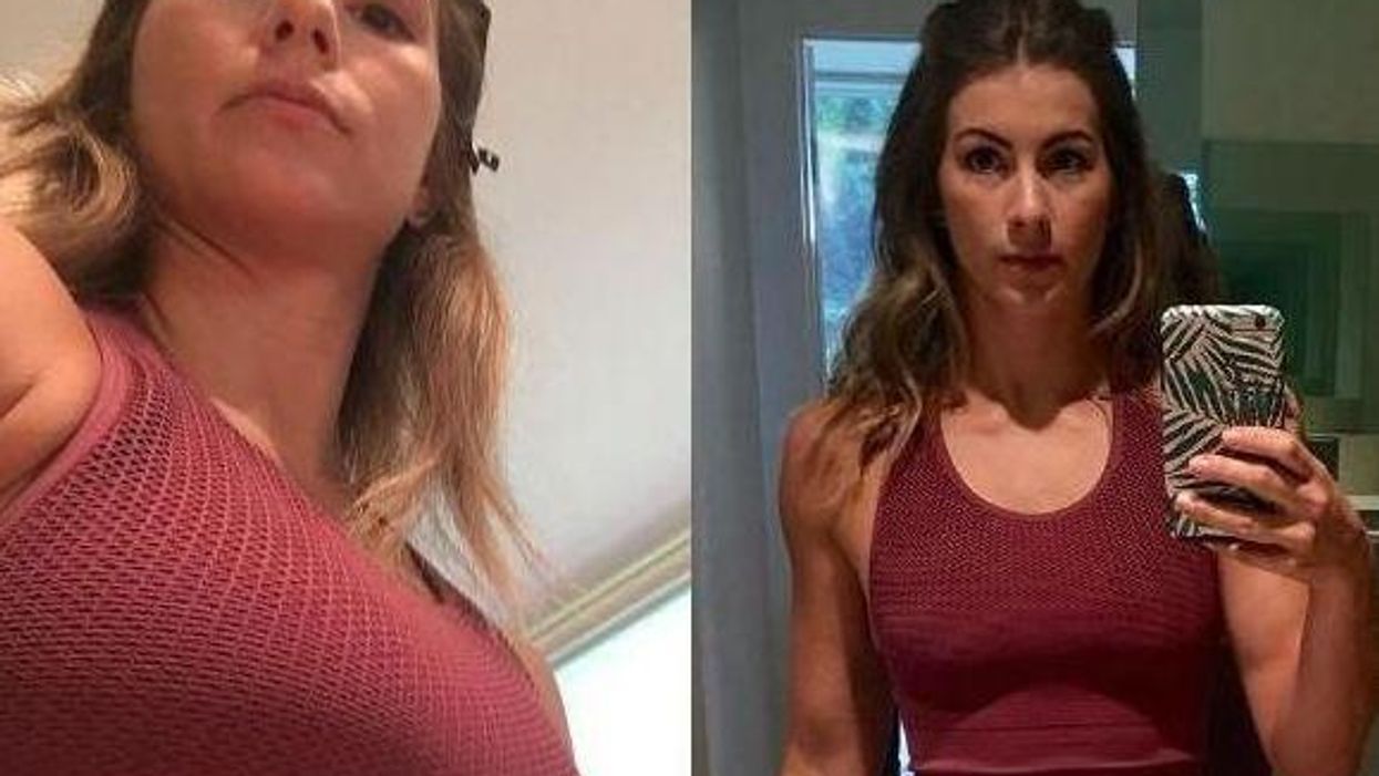 Personal trainer takes photos two minutes apart to prove how deceiving social media can be