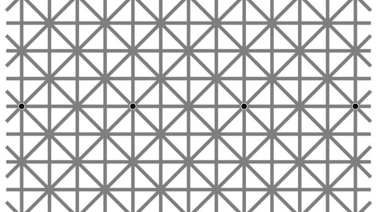 Disappearing dots and seven other optical illusions freaking out the internet