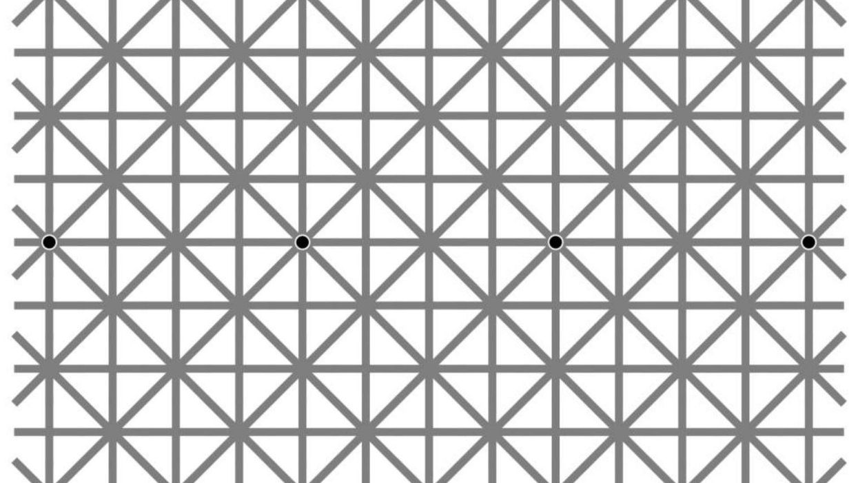 Disappearing dots and seven other optical illusions freaking out the internet