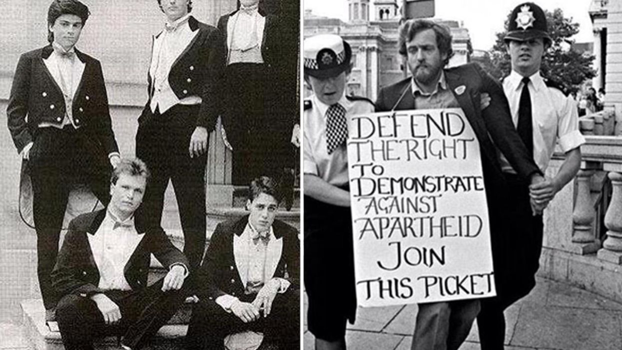 Here's a reminder of what David Cameron and Jeremy Corbyn were up to in the 1980s