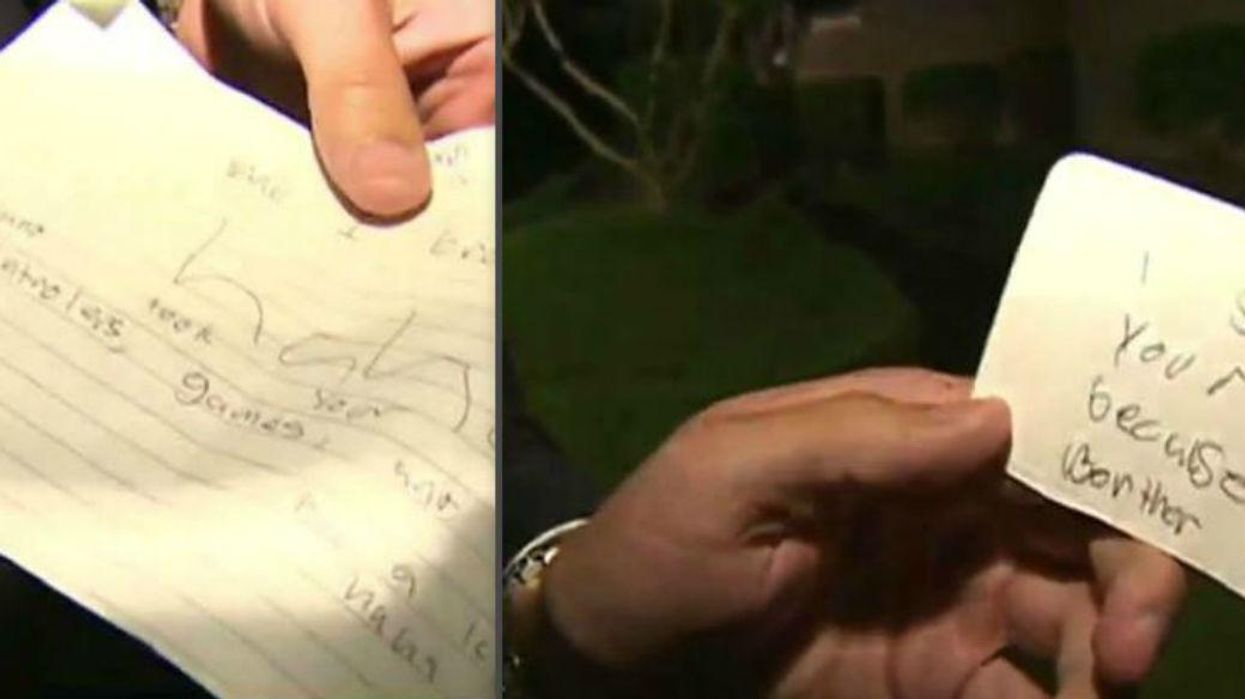 Thieves leave homeowner handwritten note of what they stole