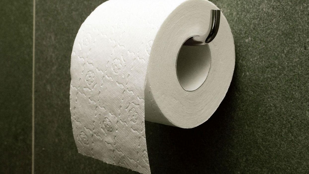 A woman had a creative solution when her boyfriend forgot to replace the toilet roll