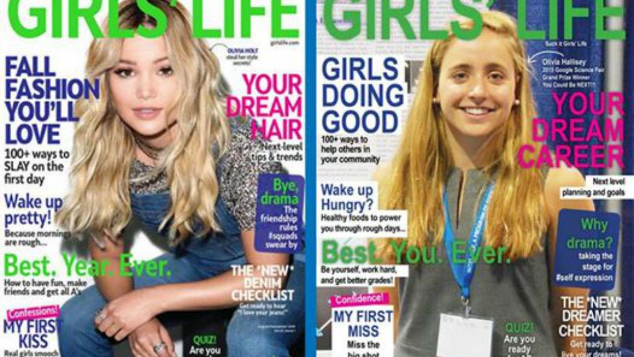 Someone fixed that sexist girls' magazine cover