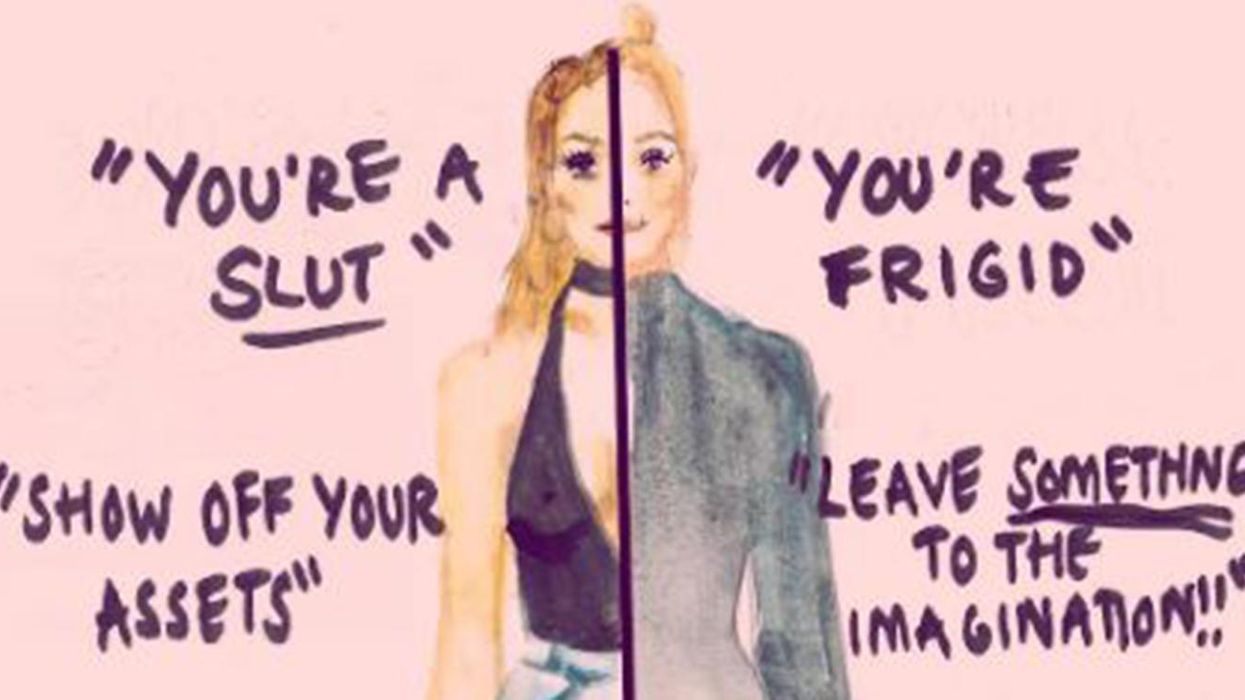 These illustrations perfectly sum up the conflicting pressures women face