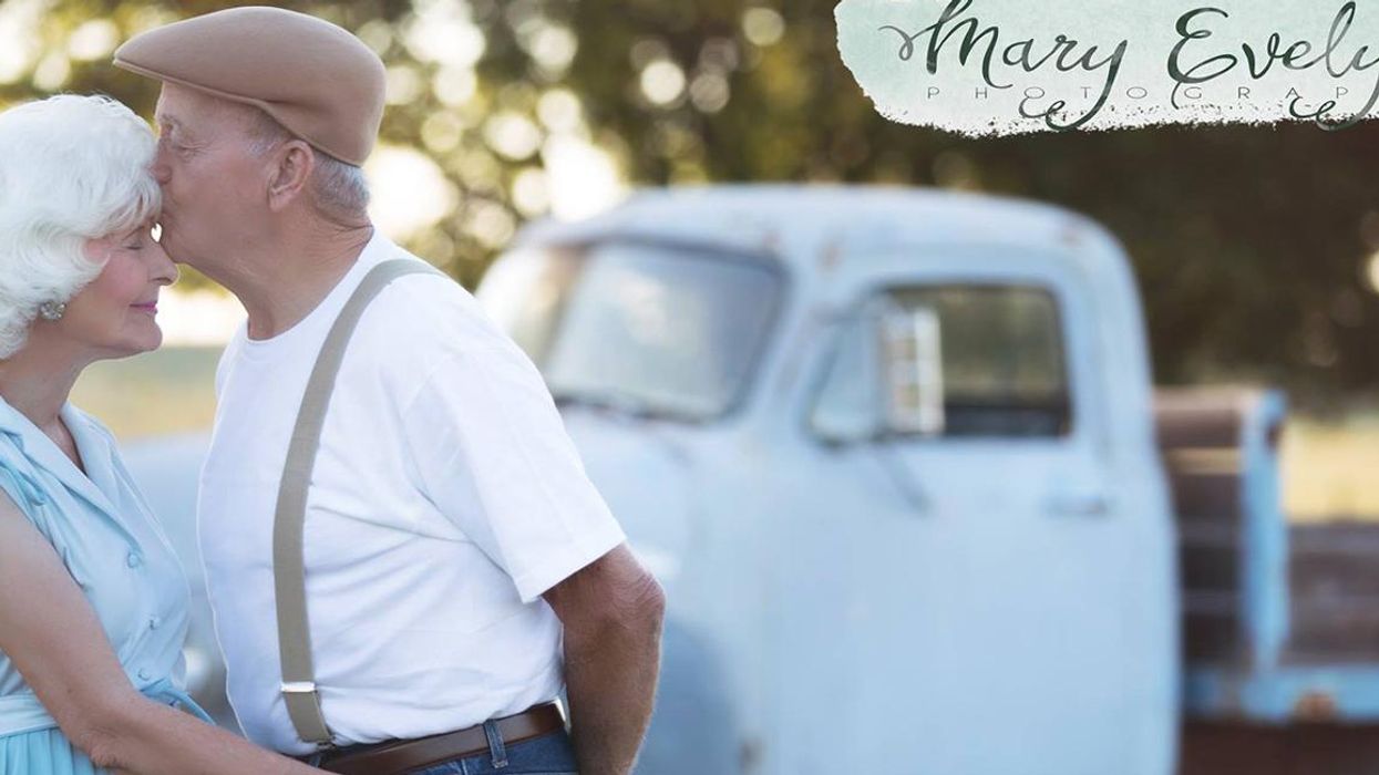 A couple married for 57 years made a wonderful Notebook-inspired photo shoot