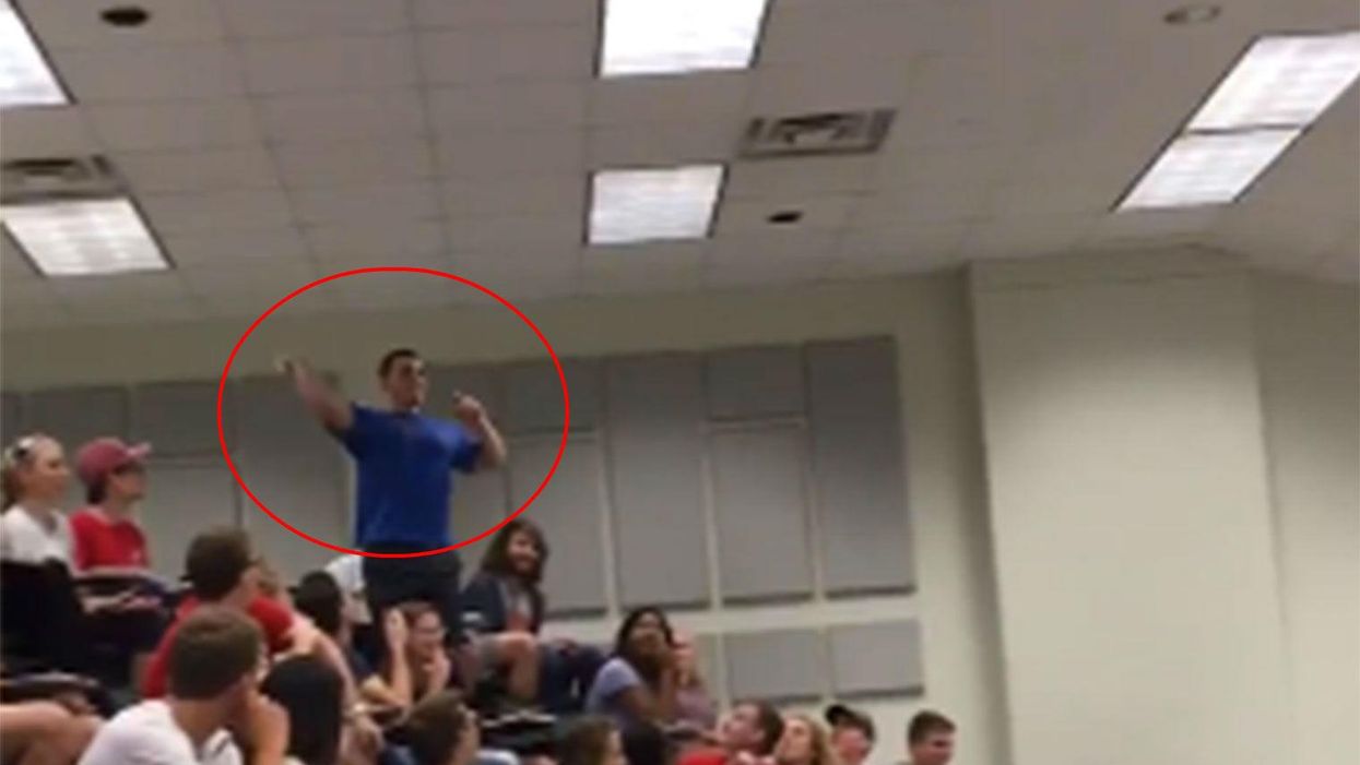 Student makes impossible paper ball shot and gets entire class 100 per cent in chemistry