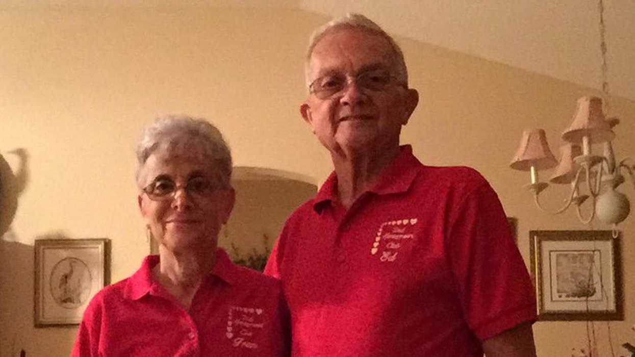 This adorable couple have been wearing matching outfits every day for years