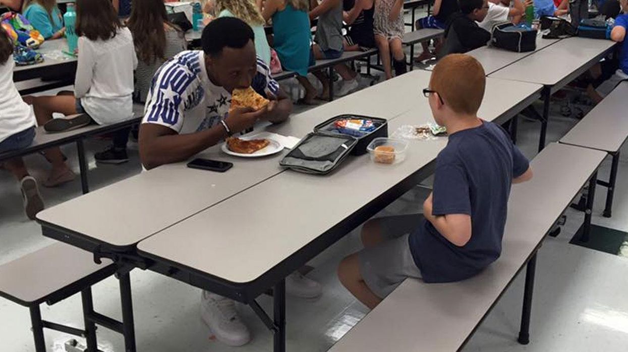 This football player's gesture for an autistic schoolboy made his mother cry