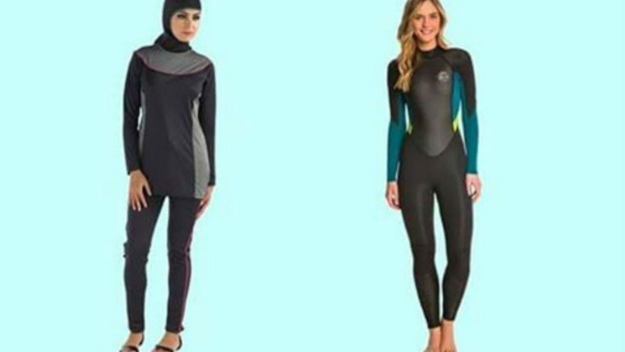 People are sharing these seven images to show how ludicrous the burkini ban is