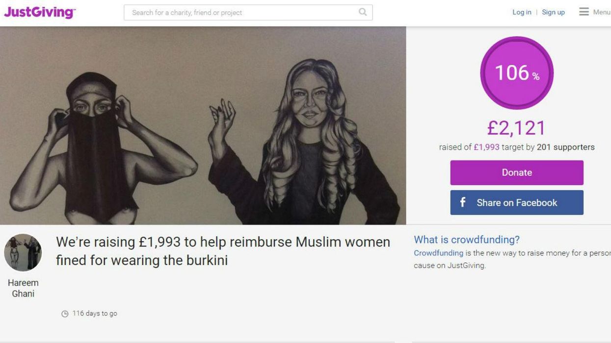 People are crowdfunding to help support Muslim women fined for wearing burkinis
