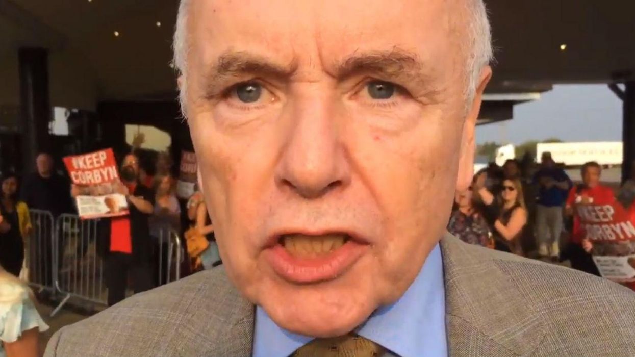 Labour MP Jack Dromey criticises Corbyn then has hilarious reaction when Corbyn suddenly appears