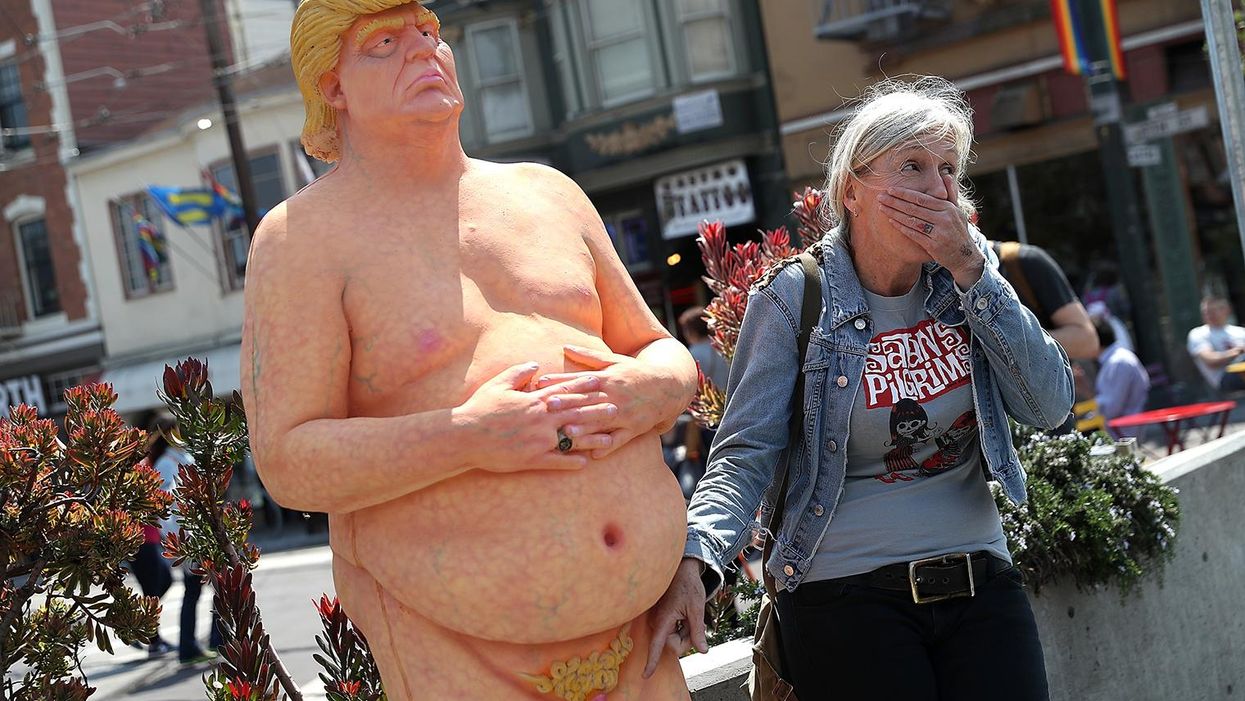 Park official talks about naked Donald Trump statue and 'accidentally' makes joke about his penis