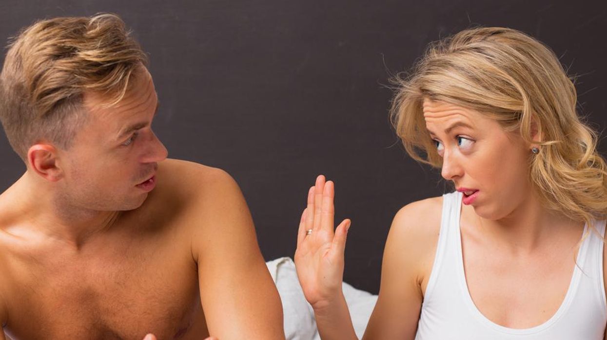 You probably need to dump your boyfriend to get better sleep